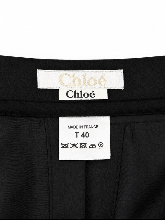 Chloe Pants - Chloé Black Tailored Trousers